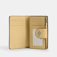 Medium Corner Zip Wallet With Floral Print