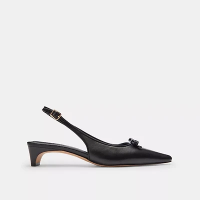 Bow Slingback Heel