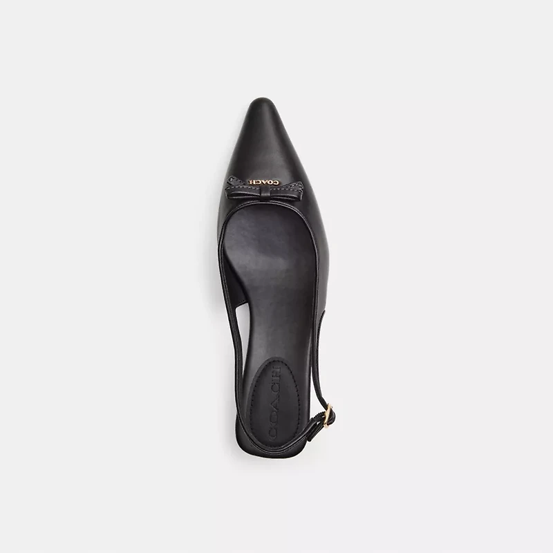 Bow Slingback Heel