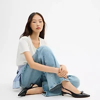 Bow Slingback Heel