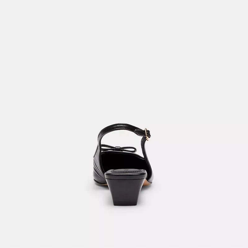 Bow Slingback Heel