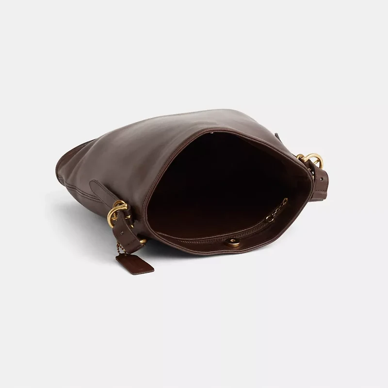 Vintage Equestrian Slim Bucket Bag