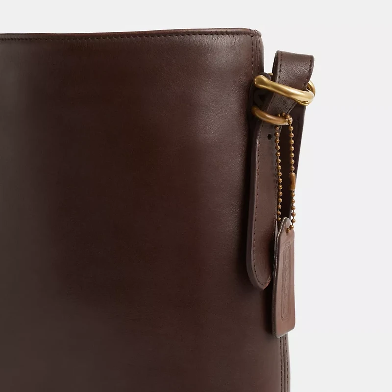 Vintage Equestrian Slim Bucket Bag