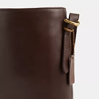 Vintage Equestrian Slim Bucket Bag