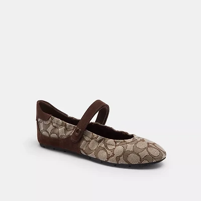 Mary Jane Sneaker Signature Jacquard