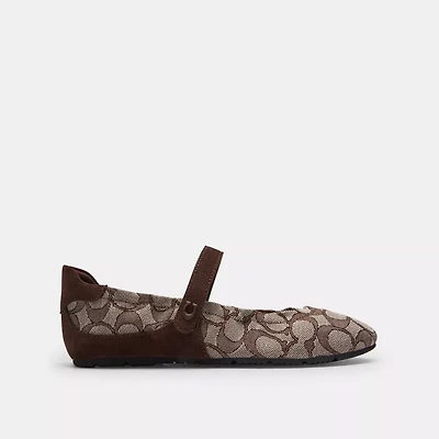 Mary Jane Sneaker Signature Jacquard