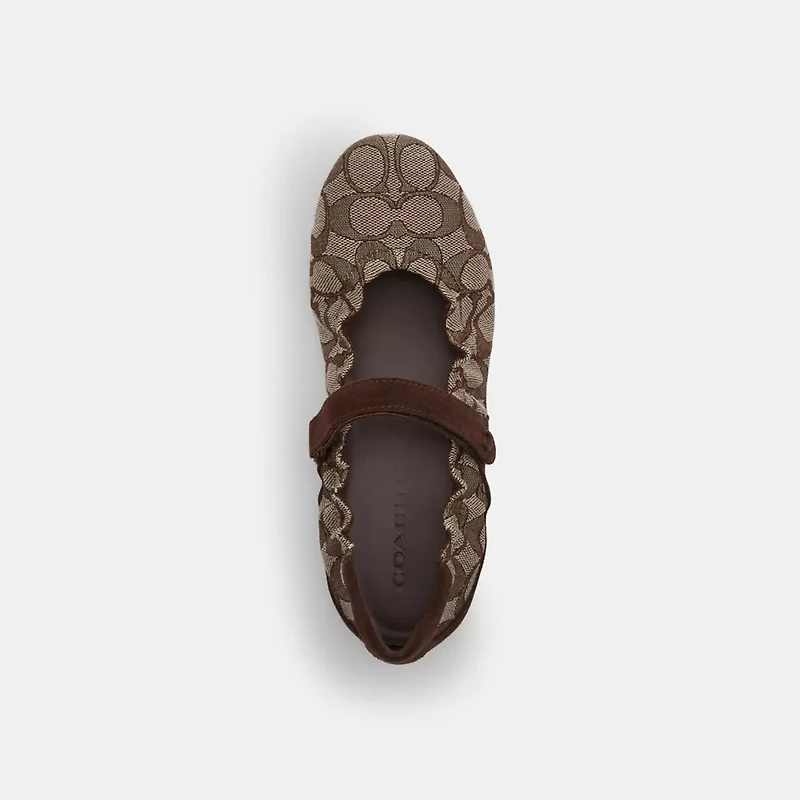 Mary Jane Sneaker Signature Jacquard