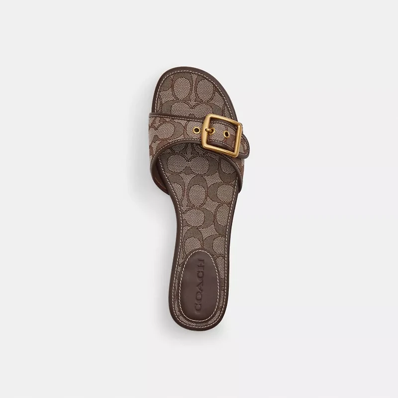 Margot Flat Sandal Signature Jacquard