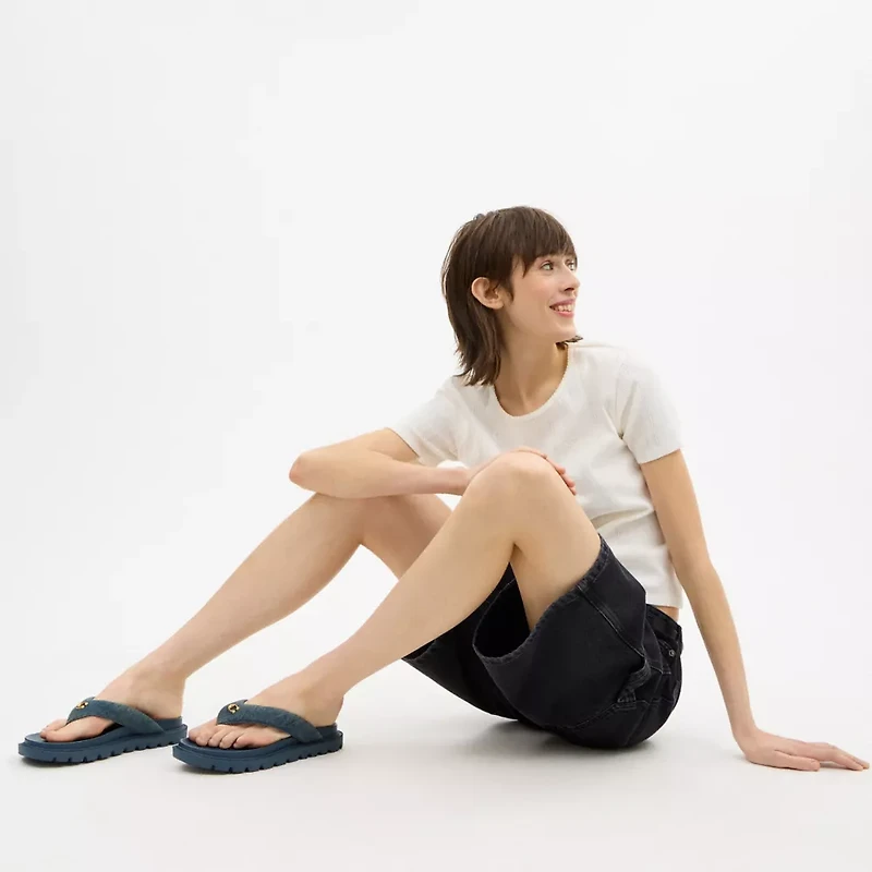 Brynn Sandal Loved Denim