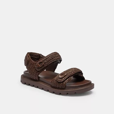 Brynn Raffia Sandal