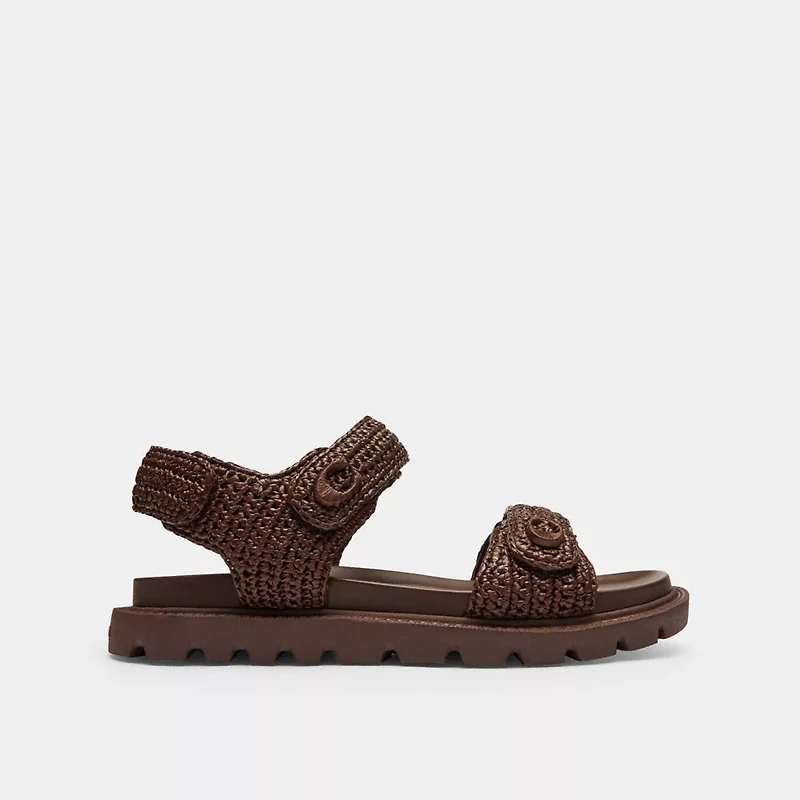 Brynn Raffia Sandal