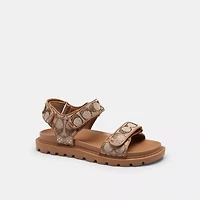 Brynn Sandal Crystal Signature Jacquard
