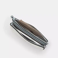 Double Zip Wristlet Signature Canvas