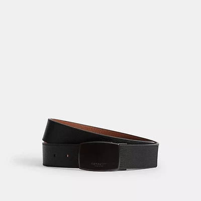 Boxed Plaque And Harness Buckle Cut-To-Size Reversible Belt, 38 Mm