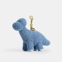 Rexy 10th Birthday Buddy Dinosaur Bag Charm In Shearling