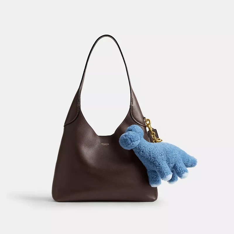 Rexy 10th Birthday Buddy Dinosaur Bag Charm In Shearling
