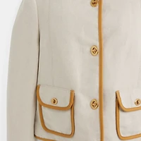 Restored Canvas Jacket With Bonnie Binding