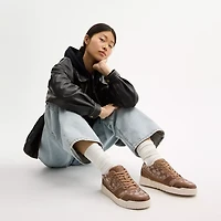 Soho Sneaker Crystal Signature Jacquard