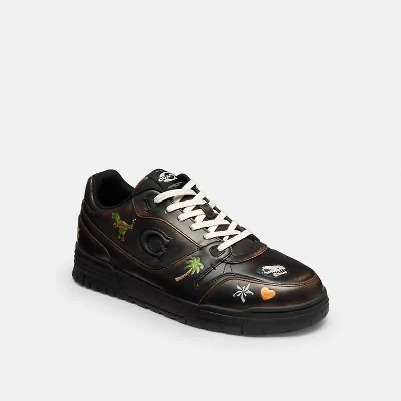 Rexy 10th Birthday Soho Sneaker With Sticker Print