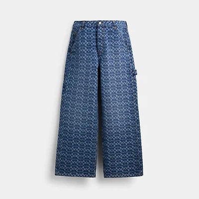 Signature Denim Carpenter Pants Organic Cotton