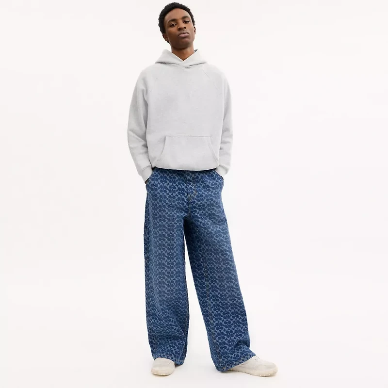 Signature Denim Carpenter Pants Organic Cotton
