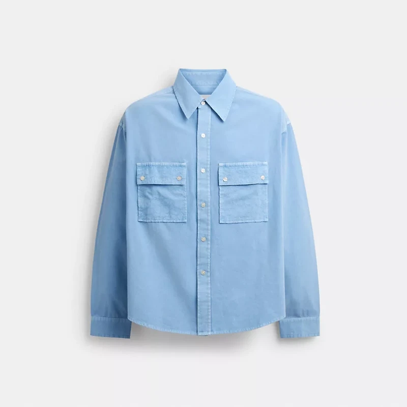 Long Sleeve Canvas Shirt Organic Cotton
