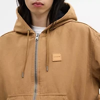 Canvas Zip Hoodie