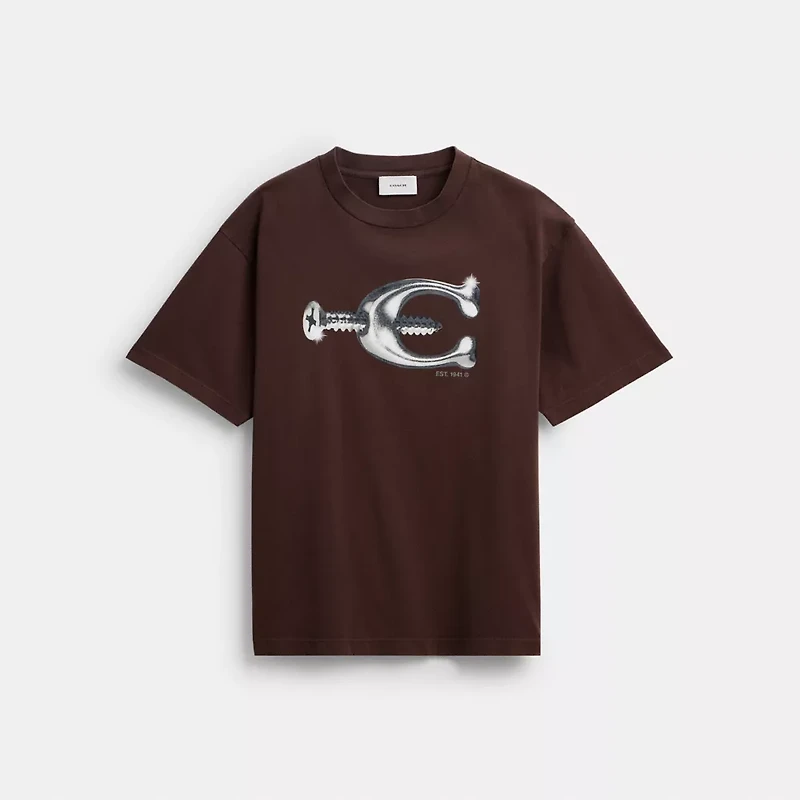 Hardware Relaxed T-Shirt In Organic Cotton