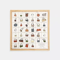Coach Originals Catalog Print Silk Bandana