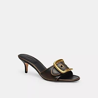 Margot Sandal With Oversized Buckle Loved Leather