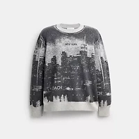 Postcard Crewneck Sweater
