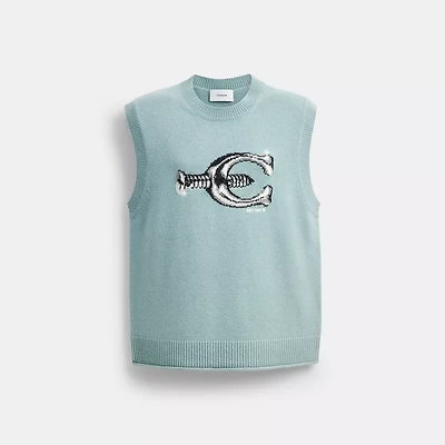 Hardware Crewneck Sweater Vest