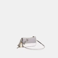Upcrafted Penn Shoulder Bag In Silver Metallic