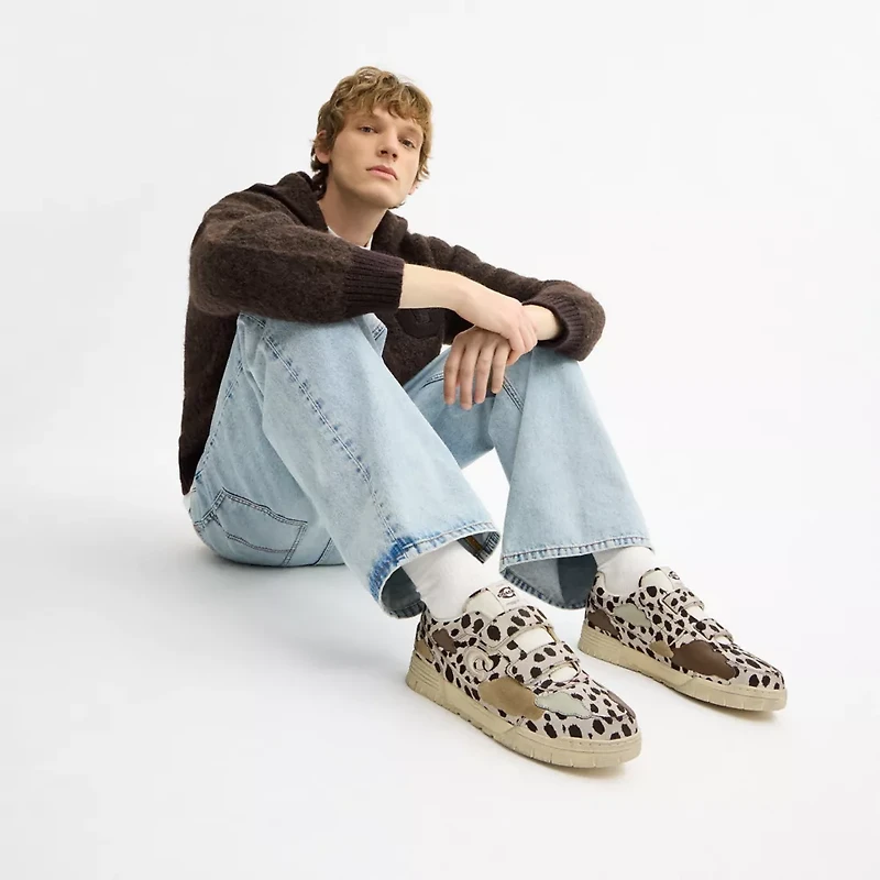 Double Strap Soho Sneaker With Clouds