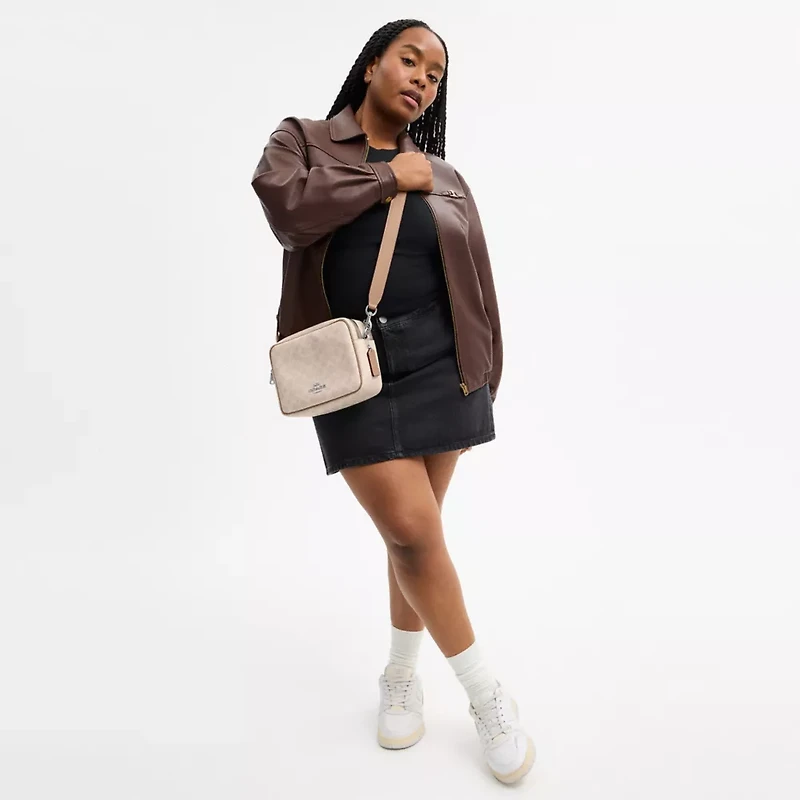 Carey Crossbody Bag In Signature Canvas