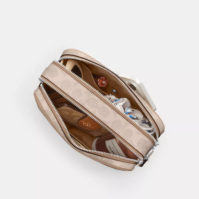 Carey Crossbody Bag In Signature Canvas