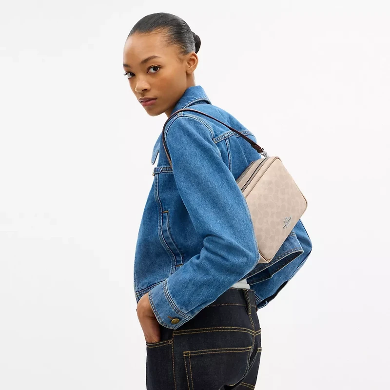 Carey Crossbody Bag In Signature Canvas
