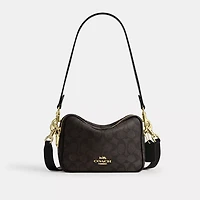 Mini Carey Crossbody Bag Signature Canvas