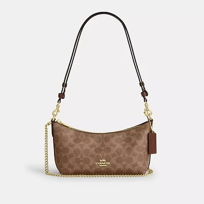 Caitlin Shoulder Bag Signature Canvas