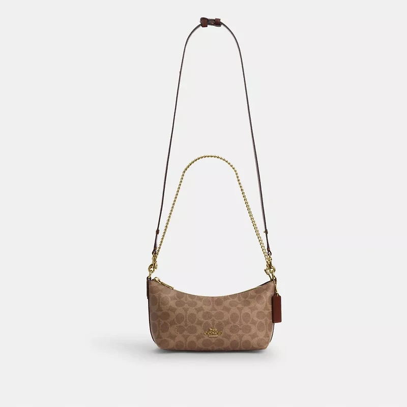 Caitlin Shoulder Bag Signature Canvas