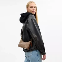 Caitlin Shoulder Bag Signature Canvas