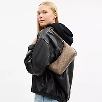 Caitlin Shoulder Bag Signature Canvas