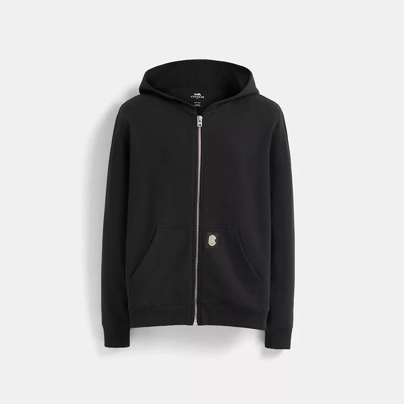 Restored Coach Full Zip Hoodie