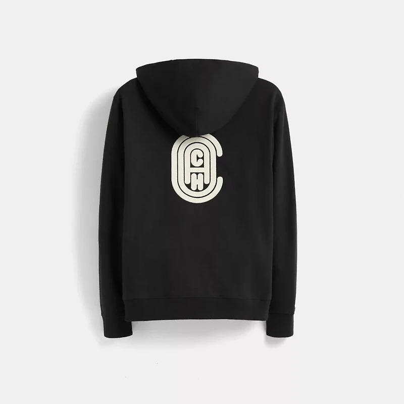 Restored Coach Full Zip Hoodie
