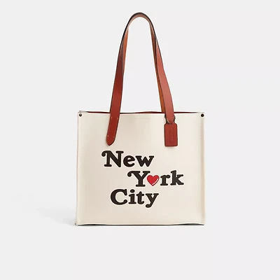 Restored Relay Tote Bag 34 With New York City