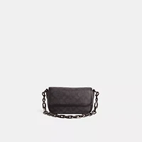 Restored Charter Flap Crossbody Bag 18 In Signature Canvas