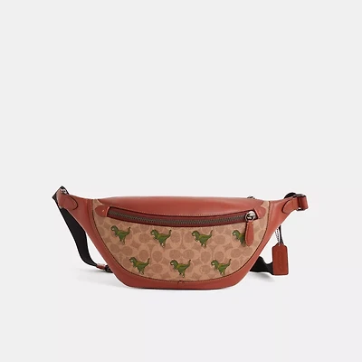 Restored League Belt Bag In Signature Canvas With Rexy Print