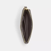Corner Zip Wristlet With Quilting