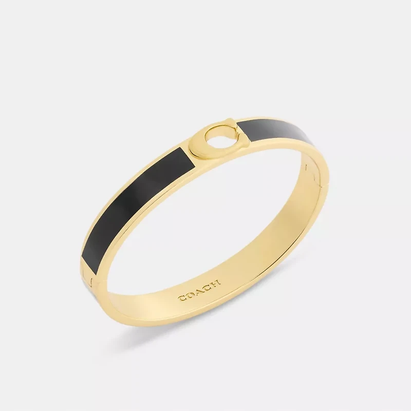 C Hinged Bangle