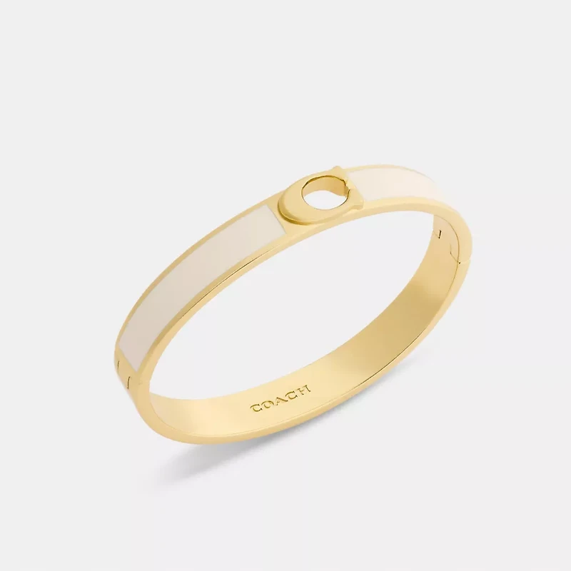 C Hinged Bangle